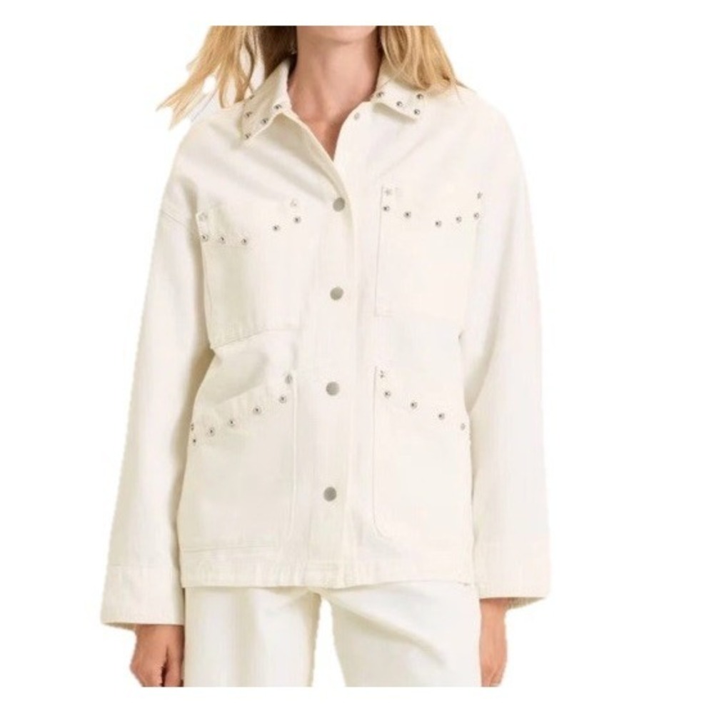 Women Studded‎ Chore Denim Jacket - Universal Thread